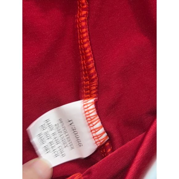 Red Women's Hoodie Short Sleeve Shorts Set Athleisure Loungewear Casual - Picture 4 of 6